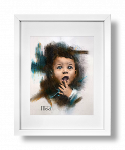 Porträt- Pastellkreide